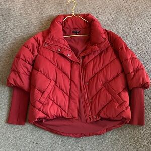 Universal Standard Bold Red Puffer Jacket